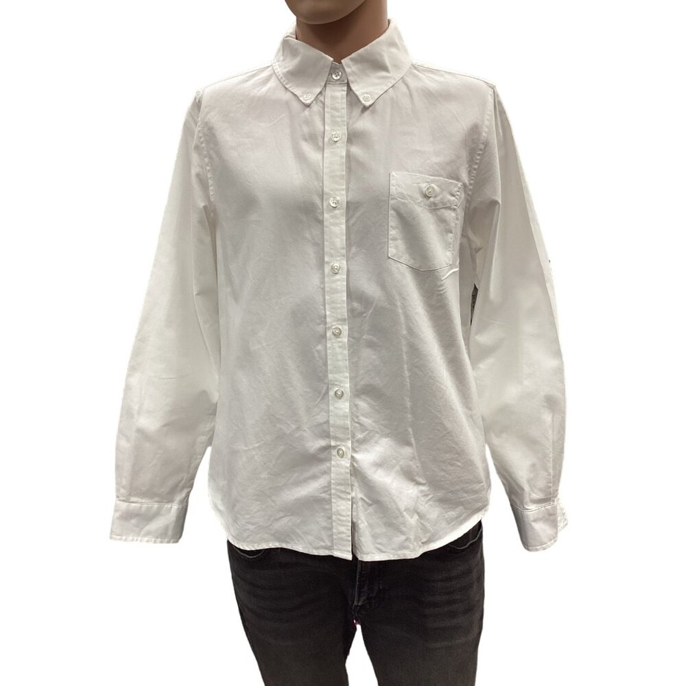 Pendleton Girls White Button down Shirt Size 12 SKU 1185